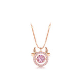 925 Sterling Silver Noble Women Necklaces Pendant Chain Jewelry Gift