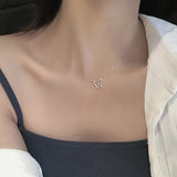 Noble Women 925 Sterling Silver Pendant Necklaces Chain Jewelry Gift