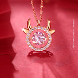 925 Sterling Silver Noble Women Necklaces Pendant Chain Jewelry Gift