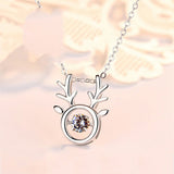 Noble Women 925 Sterling Silver Pendant Chain Jewelry Gift For Girl
