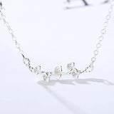 Noble Women 925 Sterling Silver Pendant Necklaces Chain Jewelry