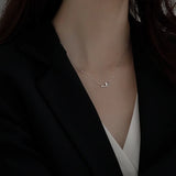 Noble Women Pure 925 Sterling Silver Pendant Necklaces