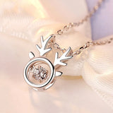 Noble Women 925 Sterling Silver Pendant Chain Jewelry Gift For Girl
