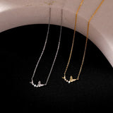 Noble Women Pure 925 Sterling Silver Pendant Necklaces