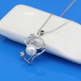 Silver 925 Necklace Freshwater Pearl Choker
