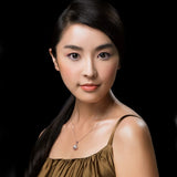 Noble Women's Pearl Pendant Necklace-Sterling Silver Necklace