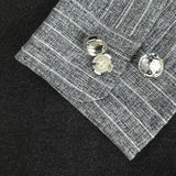 Rhinestone Cufflinks Snowflakes Crystal High-end Men's Business Dress Wedding