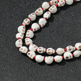 Skull Beaded Knot 108 Mala Necklace Hip Hop Tass