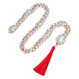Skull Beaded Knot 108 Mala Necklace Hip Hop Tass