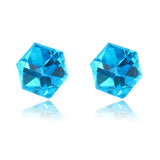 Magnet Square Crystal Ear Clip Magnetic Ear Stud Earrings