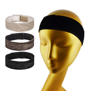 Non Slip Hair Styling Fastener Cap Thin Wig Grip Band