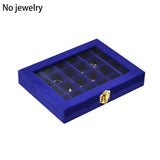 Non-String 24 Grid Nail Box Jewelry Display Storage Box