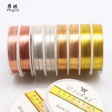 Non Tarnish 0.2-1mm Copper Wire DIY Jewelry Beading Cord String