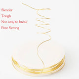 Non Tarnish 0.2-1mm Copper Wire DIY Jewelry Beading Cord String