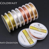 Non Tarnish 0.2-1mm Copper Wire DIY Jewelry Beading Cord String