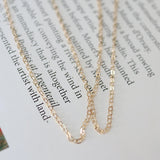 Non Tarnish 14K Filled 1.65mm O Flat Thin Chain 1m