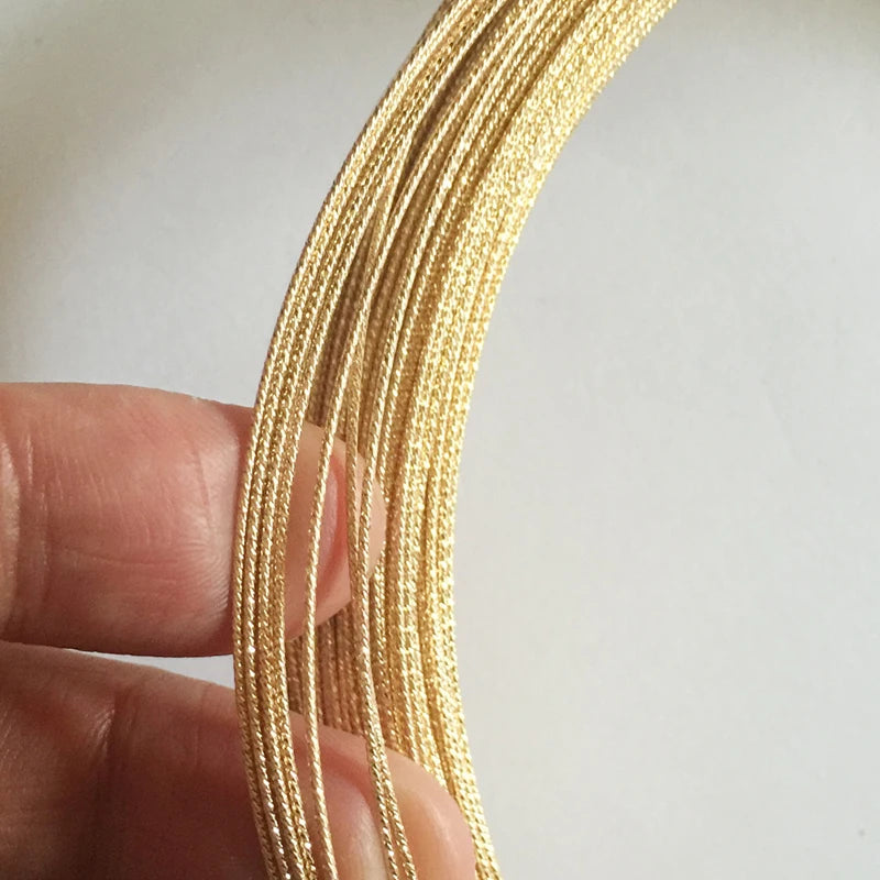 14K Filled Sparkle Wire Non-Tarnish Semi-Hard 1Meter
