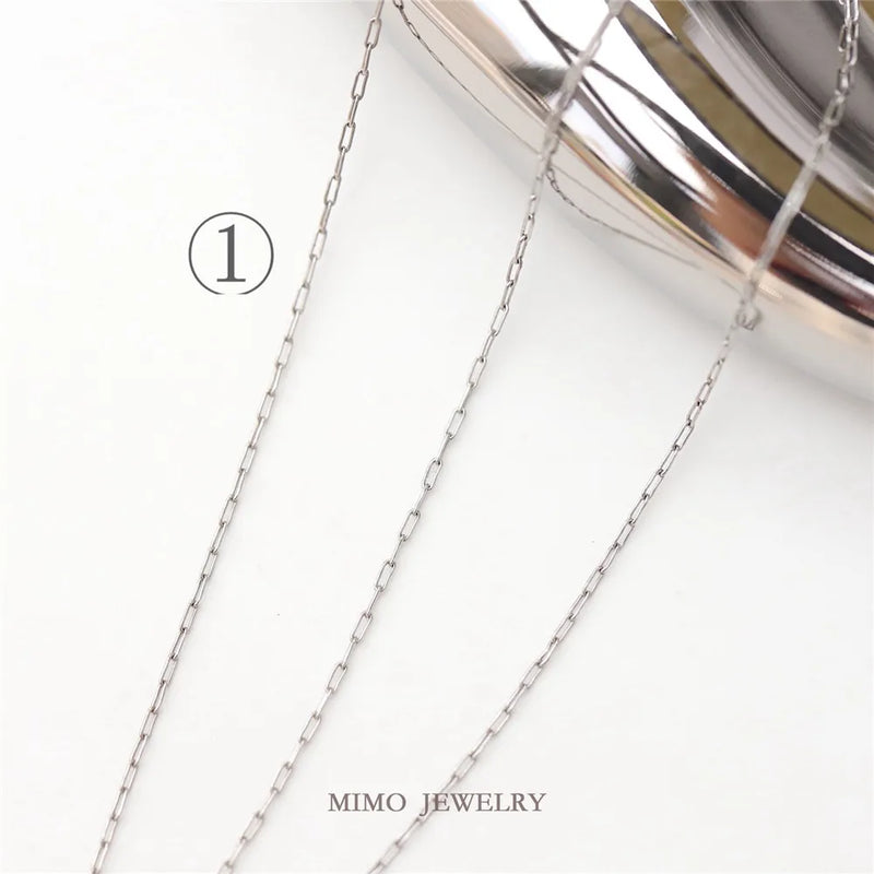 Titanium Steel O Chain Bead Square Chain Loose Chain DIY Bracelet Necklace