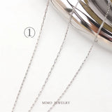 Titanium Steel O Chain Bead Square Chain Loose Chain DIY Bracelet Necklace