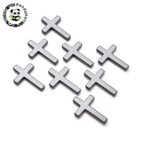 20pcs Hematite Pendants Cross Jewelry Making 33.5x23x4mm