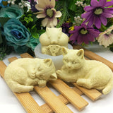 Non-toxic Cat Resin Ornament Mould for DIY Scented Candles & Soap