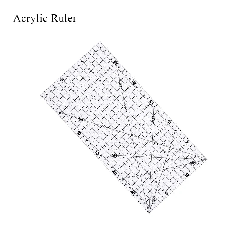 Nonvor Acrylic Patchwork Ruler for Cloth DIY Craft