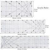 Nonvor Acrylic Patchwork Ruler for Cloth DIY Craft