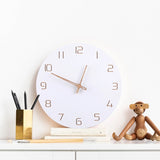 Nordic 3D Wooden Wall Clock Modern Home Decor Silent Kids Clock