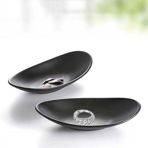 Nordic Oval Jewelry Dish Earrings Necklace Ring Storage Plate