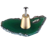 Agate Slice Drawer Knobs Cupboard Handles