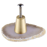 Agate Slice Drawer Knobs Cupboard Handles