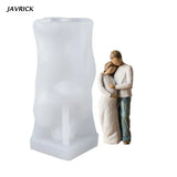 Abstract Human Body Candle Wax Epoxy Resin Mold Silicone Mould DIY