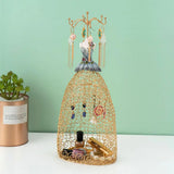 Nordic Style Metal Jewelry Display Rack Earring Necklace Organizer