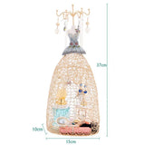Nordic Style Metal Jewelry Display Rack Earring Necklace Organizer
