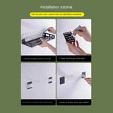 Nordic Style Wall Mount Storage Rack Organizer