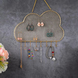 Nordic Style Metal Grid Wall Hanging Display Rack