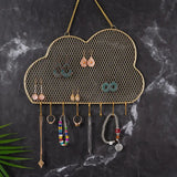 Nordic Style Metal Grid Wall Hanging Display Rack