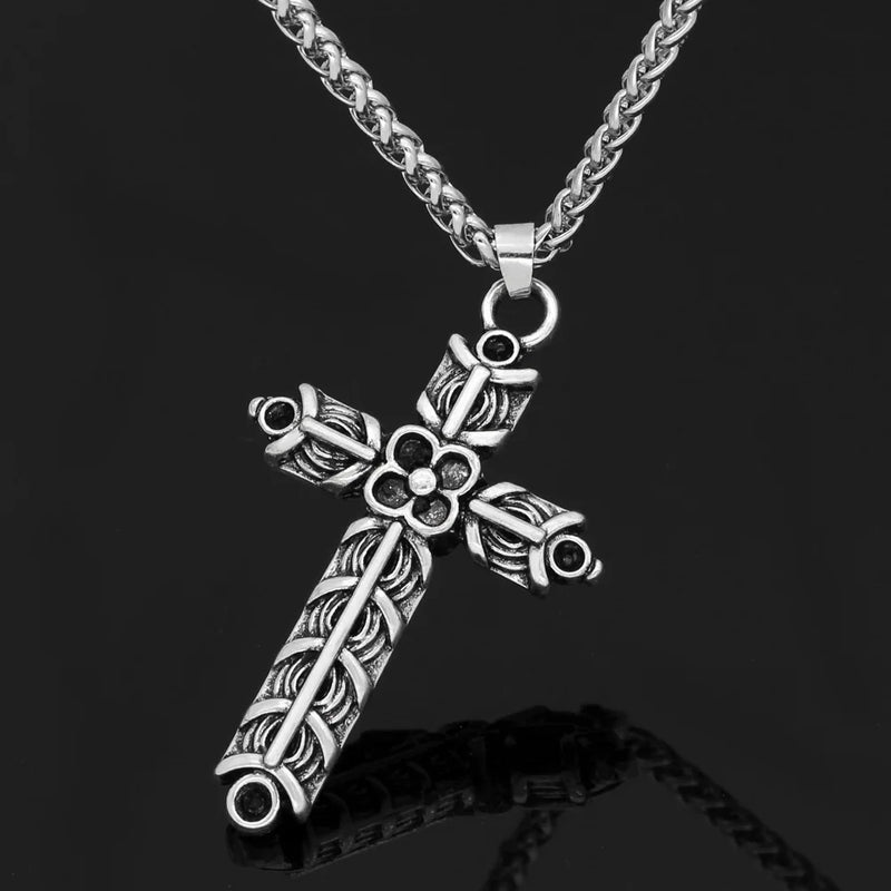 Nordic Viking Athelstan's Cross Ragnar Amulet Necklace