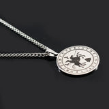 Nordic Viking Vintage Rune Warrior Pendant Necklace