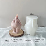 DIY Human Candle Silicone Mold Woman Character Resin Ornament