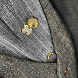 Men's Business Banquet Round Cufflinks for Suits