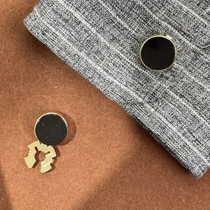 Men's Business Banquet Round Cufflinks for Suits