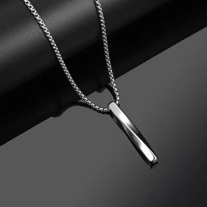 Stainless Steel Necklace Men Goth O Chain Pendant Long Necklace Women