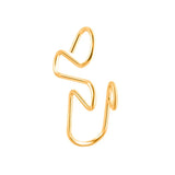 Stainless Steel Non-Piercing Nose Ring Cuffs