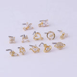 20G Stainless Steel Heart Nose Stud Body Piercing