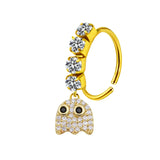 Heart Nose Ring Hoop for Women Stainless Steel Body Jewelry
