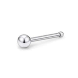 925 Silver Nose Ring & Stud Set Classic Body Jewelry