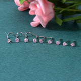 20g Stainless Steel Nose Stud Ring Set Nose Bone/L Shaped/Nose Screws Piercing