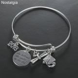 Graduation Cap Charm Bangle Graduation Gift