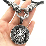 Slavic Kolovrat Pendant Amulet Wheel Wicca Pagan Talisman